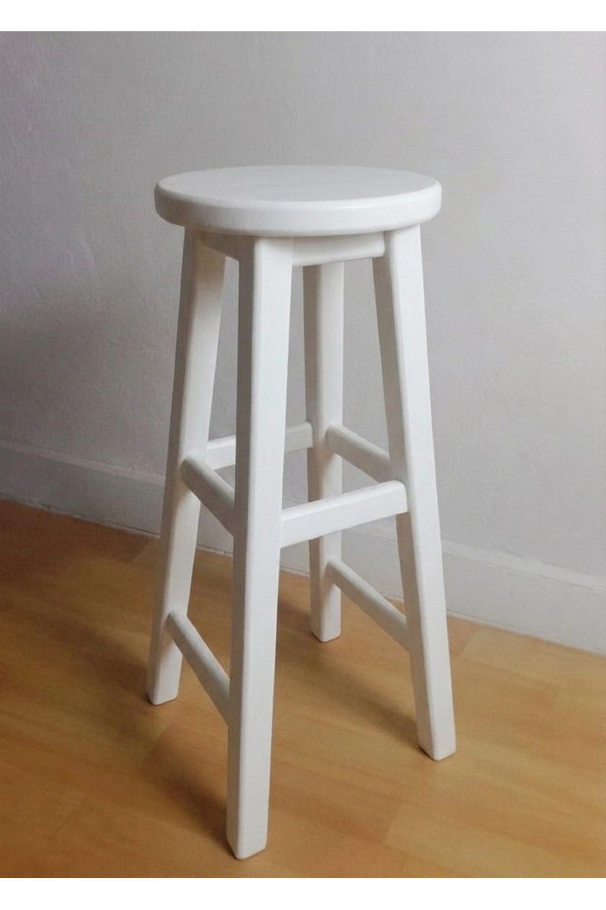 75 cm, Doğal Ahşap renk ahşap tabure
