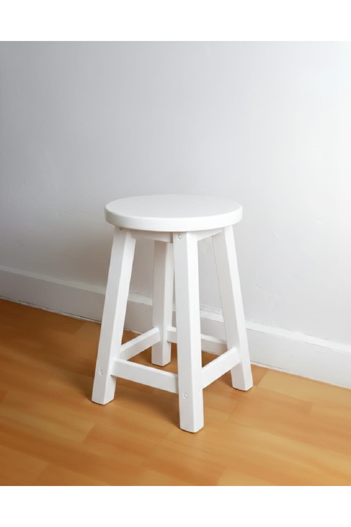 40 cm, Doğal Ahşap renk ahşap tabure