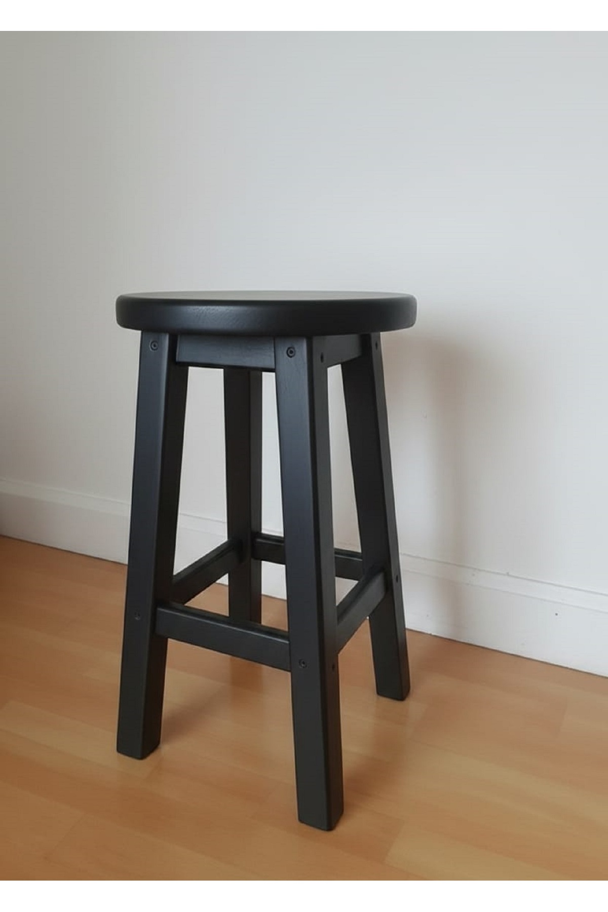 50 cm, Doğal Ahşap renk ahşap tabure